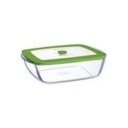 Plat en pyrex avec couvercle, Enlèvement, Neuf