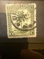 10 C. Congo belge, Enlèvement ou Envoi, Affranchi, Autre, Oblitéré