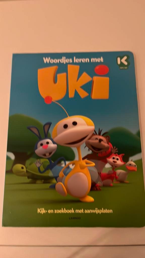 Evelien de Vlieger - Woordjes leren met Uki, Boeken, Prentenboeken en Plaatjesalbums, Zo goed als nieuw, Ophalen of Verzenden