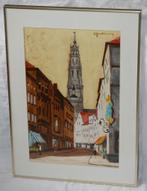 Leo Jordaens (1944-2000) - Schilderij olie op paneel, Ophalen of Verzenden