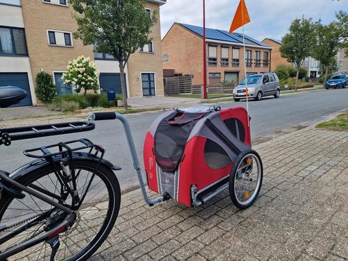 Fietskar honden, Fietsen en Brommers, Fietsaccessoires | Aanhangwagens en Karren, Zo goed als nieuw, Ophalen