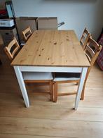 Keukentafel + stoelen, Huis en Inrichting, Ophalen, Gebruikt