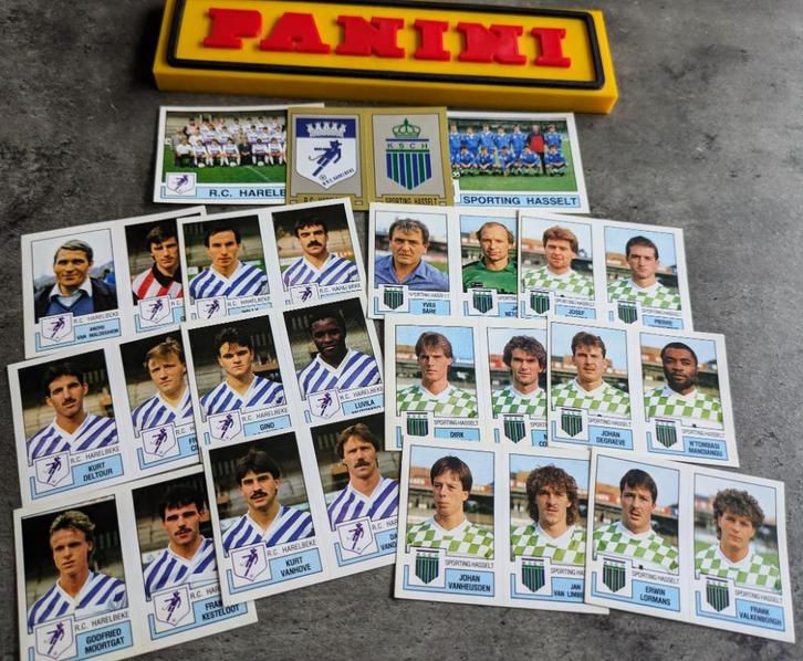 PANINI FOOTBALL 88 HARELBEKE / HASSELT 15 STICKERS 1988, Hobby en Vrije tijd, Stickers en Plaatjes, Nieuw, Verzenden