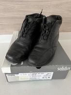 Zwarte bottines, merk Solidus, maat 38,5, Ophalen, Solidus, Zwart, Lage of Enkellaarzen