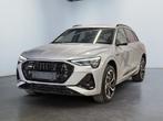 Audi e-tron S-Line,Caméra360,Carplay,GPS,, Auto's, Audi, Te koop, 408 pk, Zilver of Grijs, Dodehoekdetectie