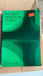 Modern American poetry - Jerome mazzaro, Livres, Essais, Chroniques & Interviews, Utilisé, Enlèvement ou Envoi