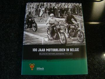 boek 100 jaar motor rijden in België 1912 -2012 beschikbaar voor biedingen