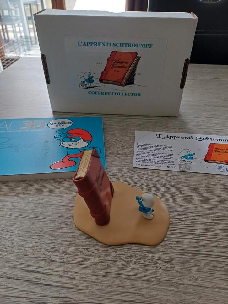 L'apprenti schtroumpf Zédibulle, Collections, Personnages de BD, Comme neuf, Statue ou Figurine, Schtroumpfs, Enlèvement ou Envoi