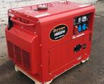 Stroomgroep/generator Diesel 8500w nieuw gratis bezorging, Doe-het-zelf en Bouw, Aggregaten, Dieselolie, Geluidgedempt, Nieuw
