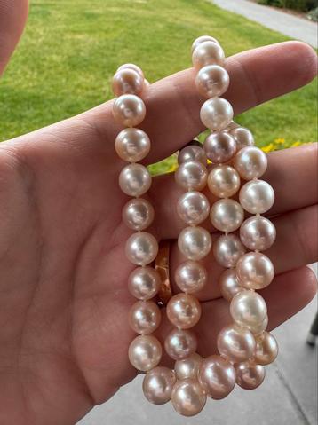 Parelketting met echte parels  beschikbaar voor biedingen