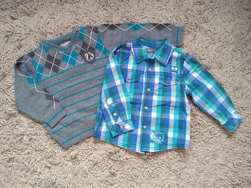 ★ M80 - Set trui + hemd JBC, Kinderen en Baby's, Babykleding | Maat 80, Gebruikt, Jongetje, Setje, Ophalen of Verzenden