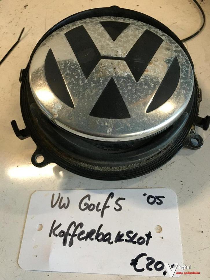 Vw Golf 5 2005 Kofferbakslot, Auto-onderdelen, Carrosserie, Gebruikt, Ophalen of Verzenden