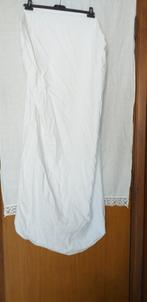 drap housse blanc 60/120, Enfants & Bébés, Utilisé, Enlèvement ou Envoi, Blanc