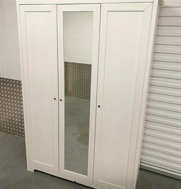 Armoire blanche IKÉA avec miroir, Enlèvement ou Envoi, Utilisé