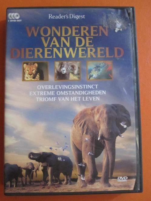 Wonderen van de dierenwereld (2007) 3 disc, Cd's en Dvd's, Dvd's | Documentaire en Educatief, Zo goed als nieuw, Natuur, Boxset