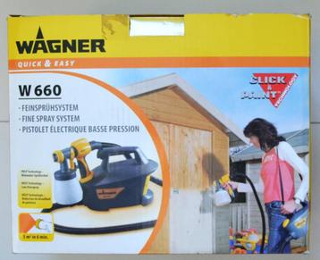 A VENDRE - Kit Pistolet peinture WAGNER W660 beschikbaar voor biedingen