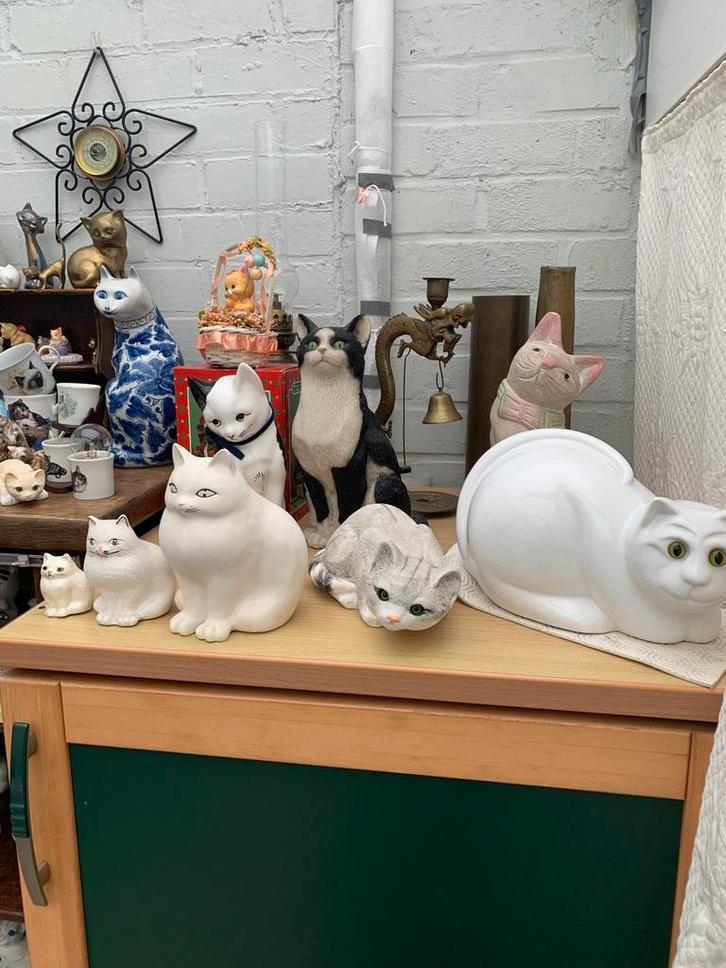 Grote verzameling poezen, Divers, Lots de brocante, Utilisé, Enlèvement