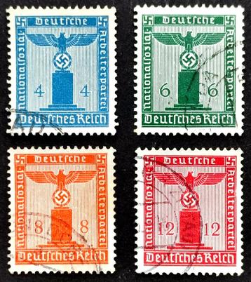 Deutsches Reich: 4X NSDAP zegels uit 1938 beschikbaar voor biedingen