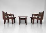 2 x 'Cotacachi' lounge chairs with matching coffee table by, Ophalen of Verzenden