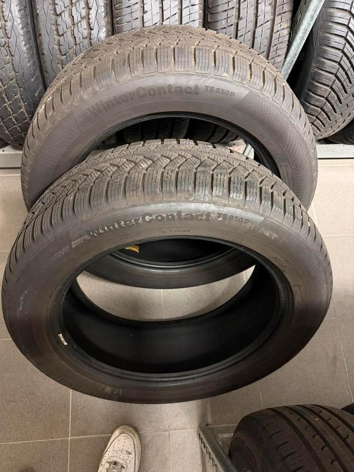 Continental & Bridgestone 4 winter banden 235/55/19, Auto-onderdelen, Banden en Velgen, Band(en), Winterbanden, 19 inch, 235 mm