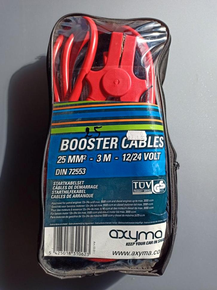 Nieuwe startkabels 25mm2, Auto-onderdelen, Accu's en Toebehoren, Nieuw, Ophalen