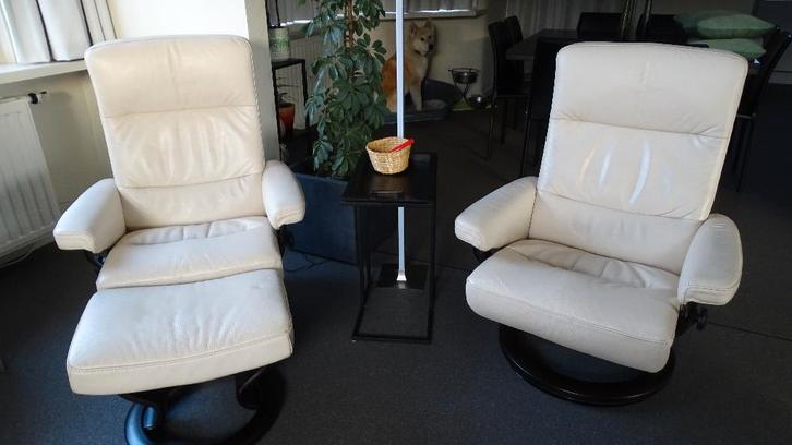 complete stressless salon, Huis en Inrichting, Zetels | Complete zithoeken, Gebruikt, Metaal, Ophalen
