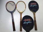 Set van 3 vintage tennisrackets, Sport en Fitness, Tennis, Ophalen, Gebruikt, Racket, Overige merken