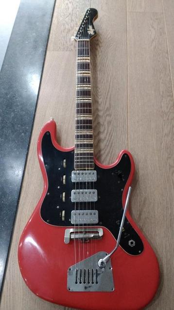 HOFNER GALAXY 63/64 VINTAGE KLEUR RODE beschikbaar voor biedingen