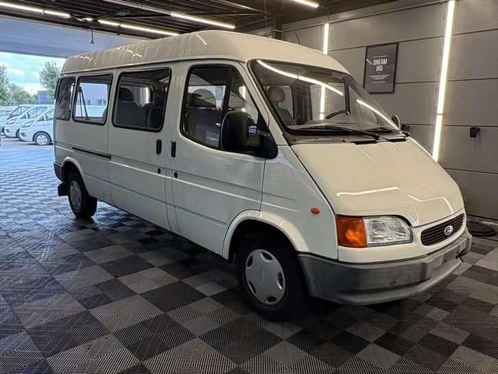 Ford Transit Minibus 1997 9-zitplaatsen 81000km 1ste eigenaa, Auto's, Oldtimers, Bedrijf, Te koop, Ford, Diesel, Monovolume, 5 deurs