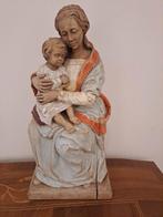 Heel mooie madonna met kind, 36cm hgte, Antiek en Kunst, Antiek | Religieuze voorwerpen, Ophalen of Verzenden