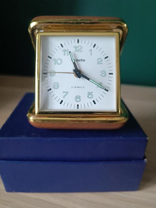 Reiswekker Vedette, vintage, Elektronische apparatuur, Wekkers, Zo goed als nieuw, Ophalen of Verzenden