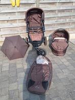 Bruine kinderwagen Quinny, Kinderen en Baby's, Gebruikt, Verstelbare duwstang, Quinny, Ophalen