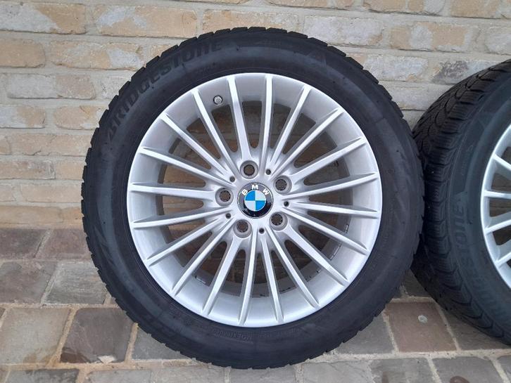 Bmw 3-4 serie F30-F31-F32 17 inch velgen met winterbanden, Auto-onderdelen, Banden en Velgen, Velg(en), Winterbanden, 17 inch