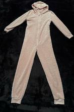 Jumpsuit met kap - meisje - maat 146/152 - kleur roze, Enfants & Bébés, Vêtements enfant | Taille 146, Fille, Vêtements de nuit ou Sous-vêtements