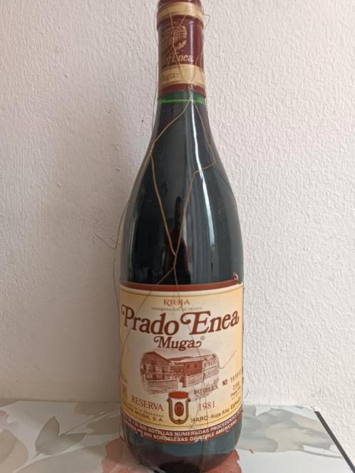 1981 Bodegas Muga, Prado Enea Gran Reserva -1 Bottle (0.75l, Collections, Vins, Comme neuf, Vin rouge, Espagne, Enlèvement ou Envoi