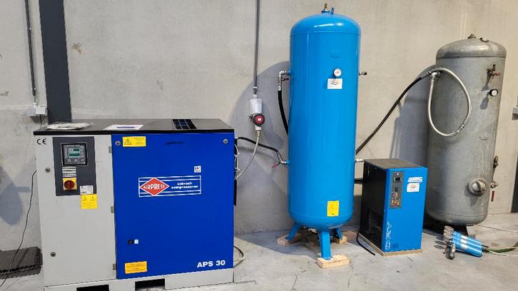 Industriële schroefcompressor Airpress APS 30, Doe-het-zelf en Bouw, Compressors, Gebruikt, Ophalen of Verzenden