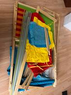 Houten speelhuisje met gordijntjes - niet gebruikt, Kinderen en Baby's, Speelgoed | Houten speelgoed, Ophalen, Zo goed als nieuw
