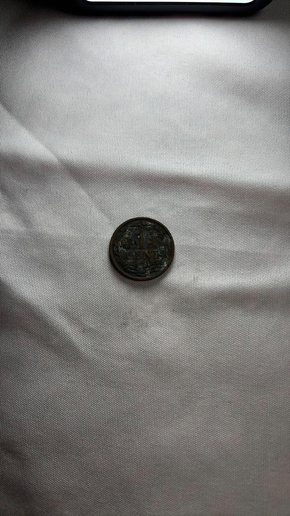 Oud-Hollandse munt van 1 cent - 1948 - Wilhelmina, Postzegels en Munten, Munten | België, Metaal, Ophalen of Verzenden
