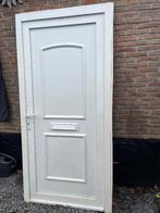 Pvc buitendeur, Doe-het-zelf en Bouw, Kunststof, Gebruikt, 215 cm of meer, Buitendeur