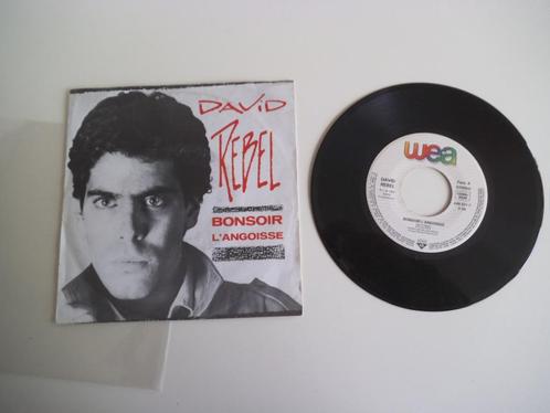 7" David Rebel Bonsoir l'angoisse, Cd's en Dvd's, Vinyl Singles, Gebruikt, Single, 7 inch, Ophalen of Verzenden