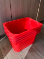 Bac rouge Ikea Trofast par pièce - 6 pièces disponibles, Enlèvement, Utilisé