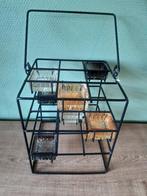 Metalen theelichthouder, Ophalen of Verzenden, Zo goed als nieuw, Metaal