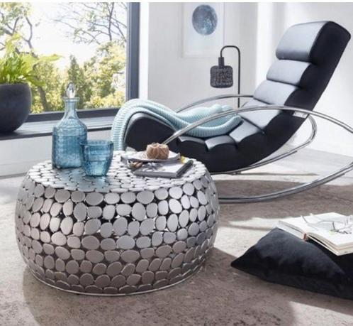 Giani design nikkel bijzettafel /per stuk, Antiek en Kunst, Antiek | Woonaccessoires, Ophalen