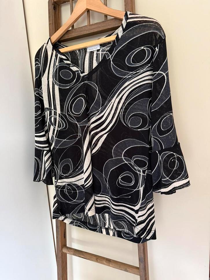 Blouse t l / xl, Kleding | Dames, Blouses en Tunieken, Zo goed als nieuw, Zwart, Ophalen of Verzenden