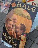 Gezocht: jenever reclame Bal& Co, Verzamelen, Ophalen of Verzenden, Zo goed als nieuw, Reclamebord
