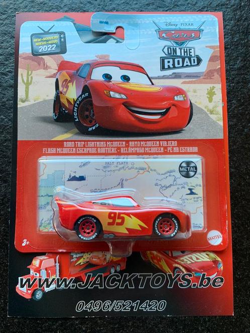 Roadtrip Lightning McQueen cars on the road #NIEUW#, Kinderen en Baby's, Speelgoed |Speelgoedvoertuigen, Nieuw, Ophalen of Verzenden
