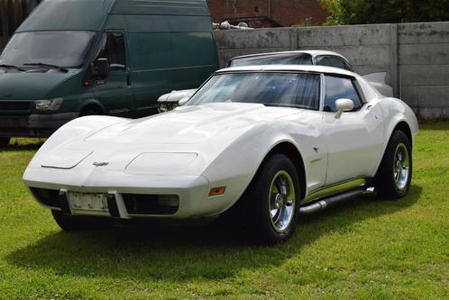 Chevrolet Corvette 5.7L V8 350CID, Auto's, Chevrolet, Particulier, Corvette, Benzine, Coupé, 2 deurs, Automaat, Wit, Beige, Leder