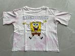 T-shirt SpongeBob, Nickelodeon, maat 146-152 of 11 jaar, Fille, Chemise ou À manches longues, Utilisé, Enlèvement ou Envoi