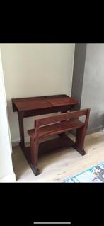 Vintage schoolbank, Huis en Inrichting, Bureaus, Ophalen, Gebruikt