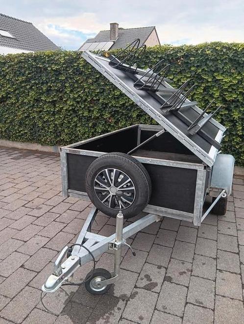 XXL Bagage of gewone aanhangwagen, 4 fietsen 200x125, Auto diversen, Aanhangers en Bagagewagens, Ophalen